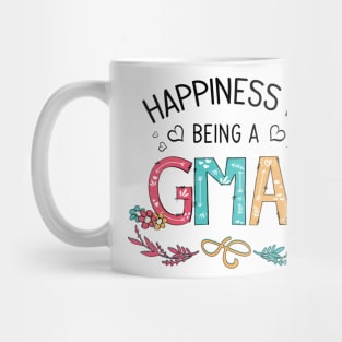 Happiness Is Being A Gma Wildflowers Valentines Mothers Day Mug